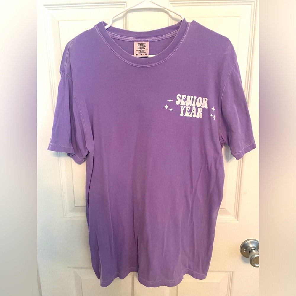 Senior Year Comfort Colors Lavender Tee